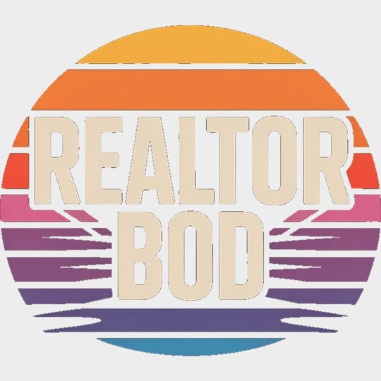 Realtor Bod - Realtor DTF Transfers Adult Unisex - S & M (10’’) / Light Color Design (See Imaging)