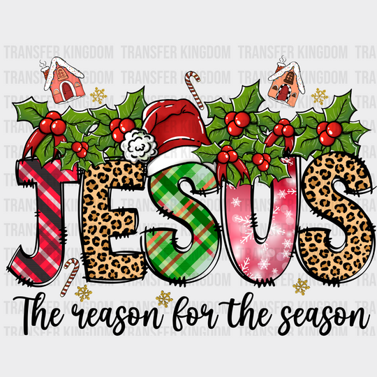 Reason For The Season Christmas Design - Dtf Heat Transfer Unisex S & M ( 10 ) / Dark Color (See