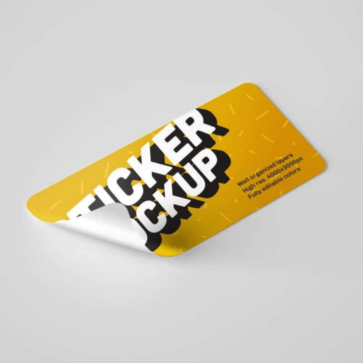 Rectangle Stickers | Custom Waterproof Rectangle Labels | Transfer Kingdom