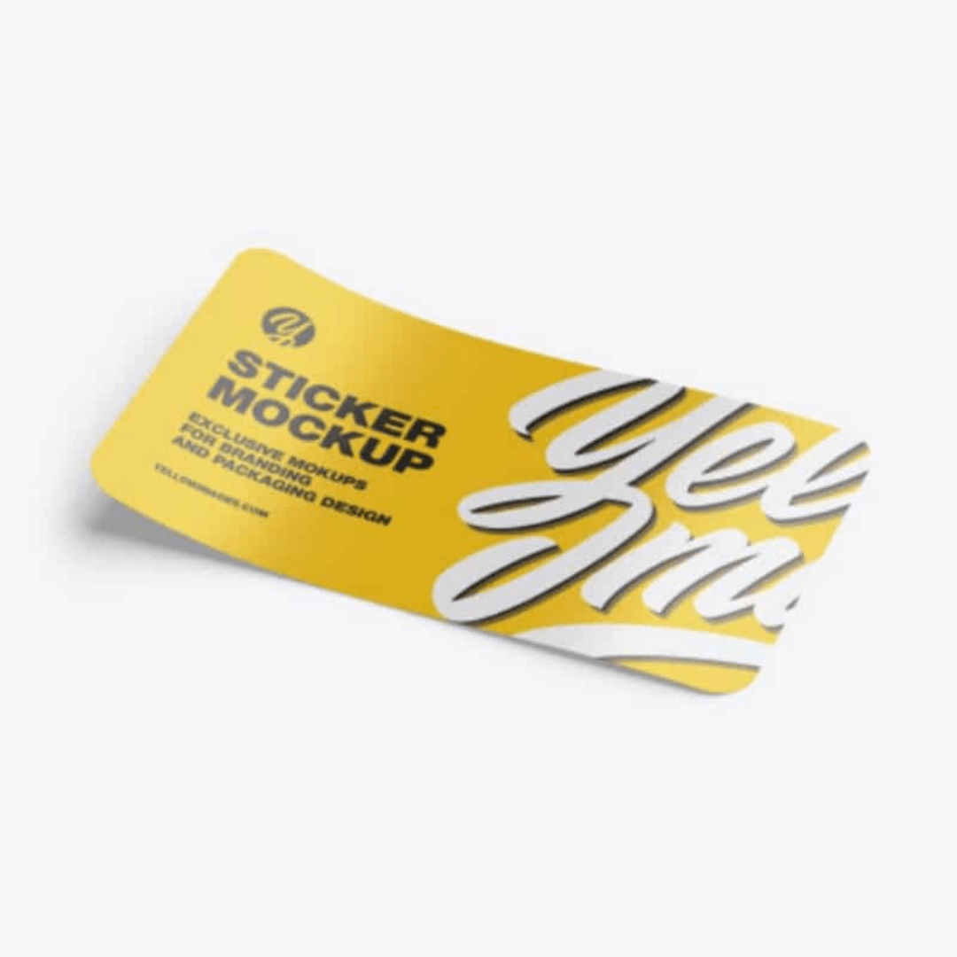 Rectangle Stickers | Custom Waterproof Rectangle Labels | Transfer Kingdom