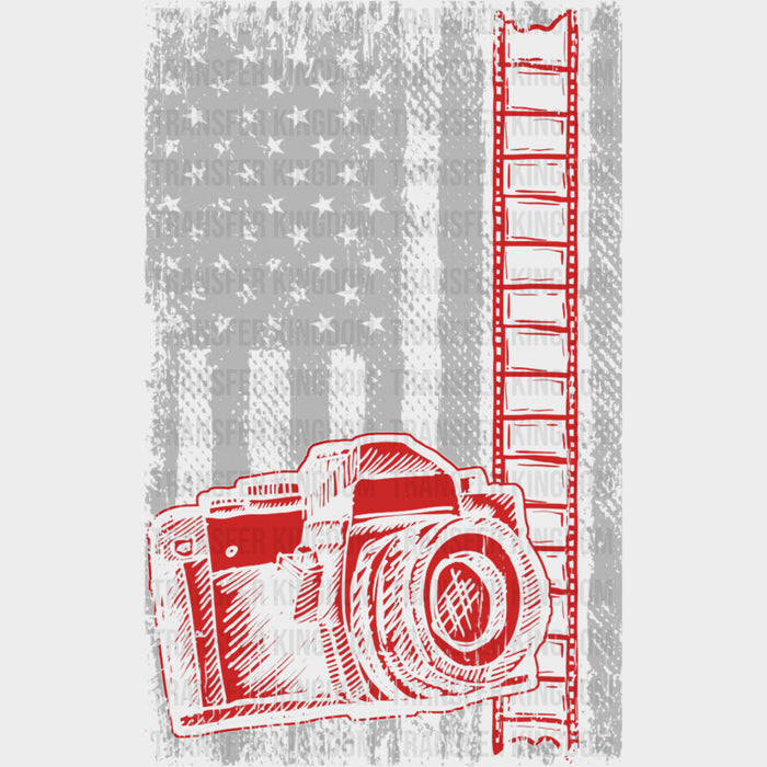 Red Camera & Film - Photography DTF Transfers