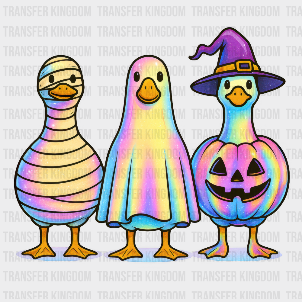 Reflective Geese Halloween DTF Transfer