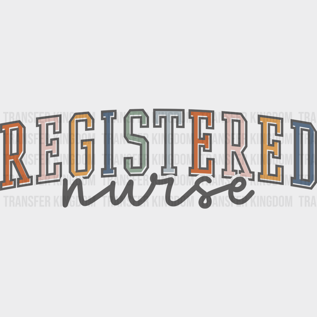 Registered Nurse Design - Dtf Transfers