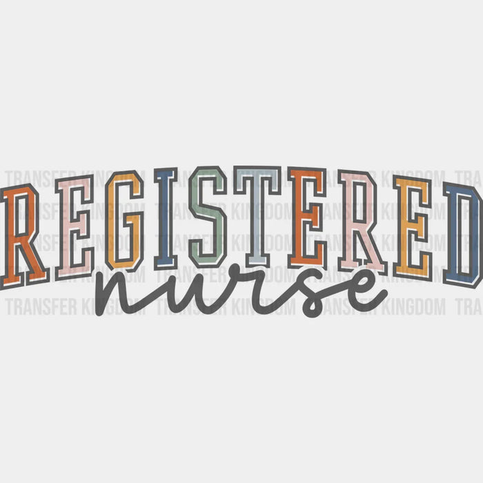 Registered Nurse Design  - Registered Nurse DTF Transfers