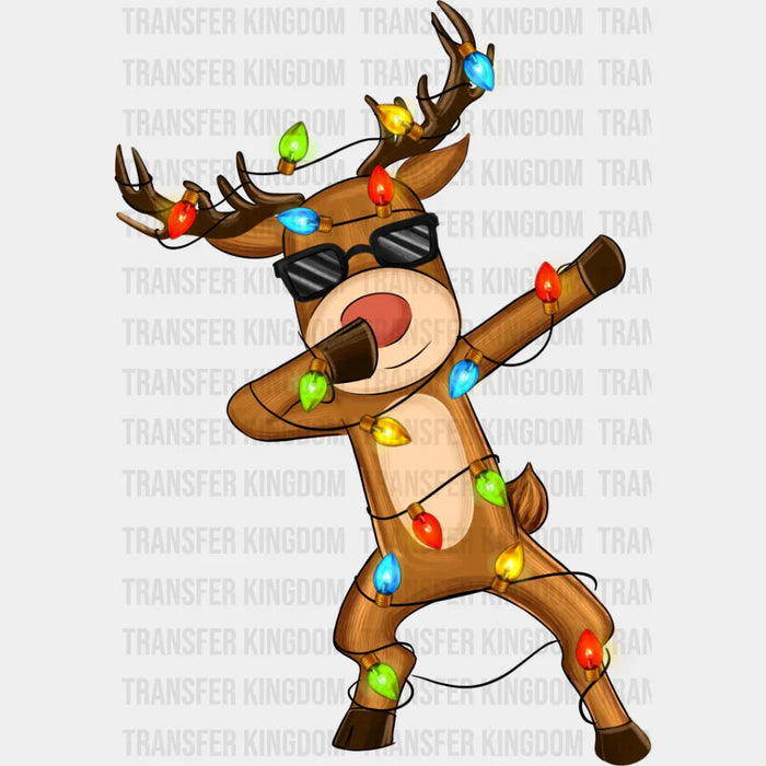 Reindeer Dabbing - Christmas DTF Transfer