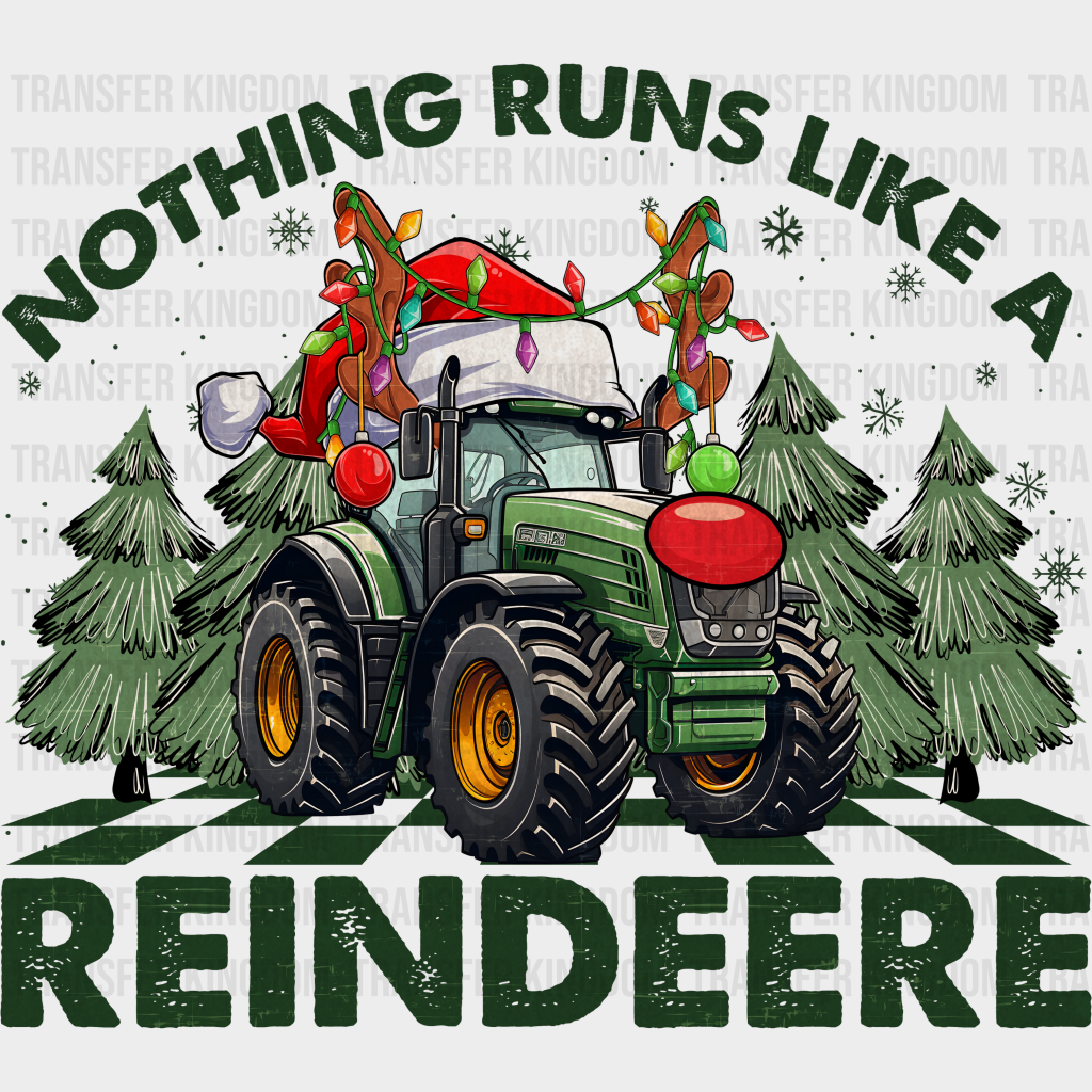 Reindeere Christmas Design - Dtf Heat Transfer