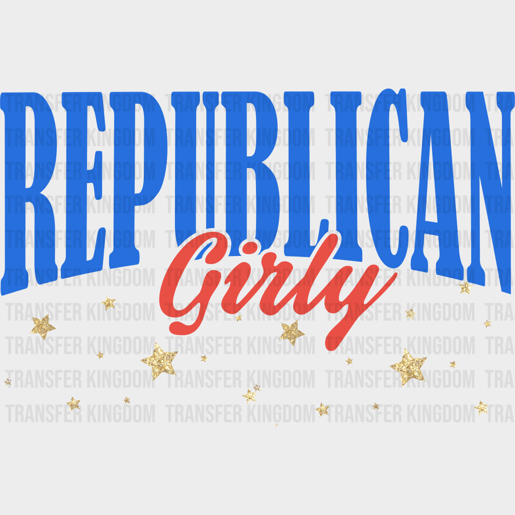 Republican Girly Design - Theme Dtf Transfer