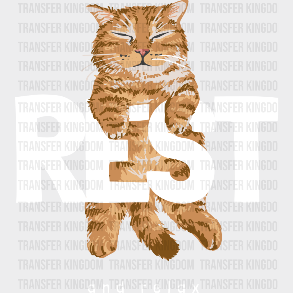 Rest And Relax - Cats DTF Transfer