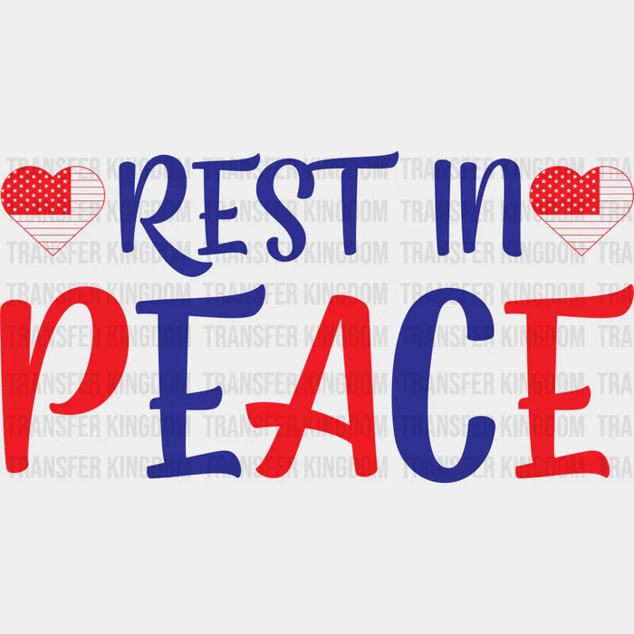 Rest In Peace - Memorial Day DTF Transfer