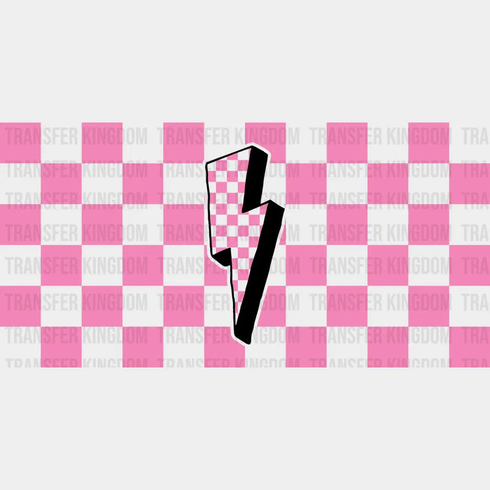 Retro Lightning UV DTF Transfer Cup Wrap UV DTF Sticker