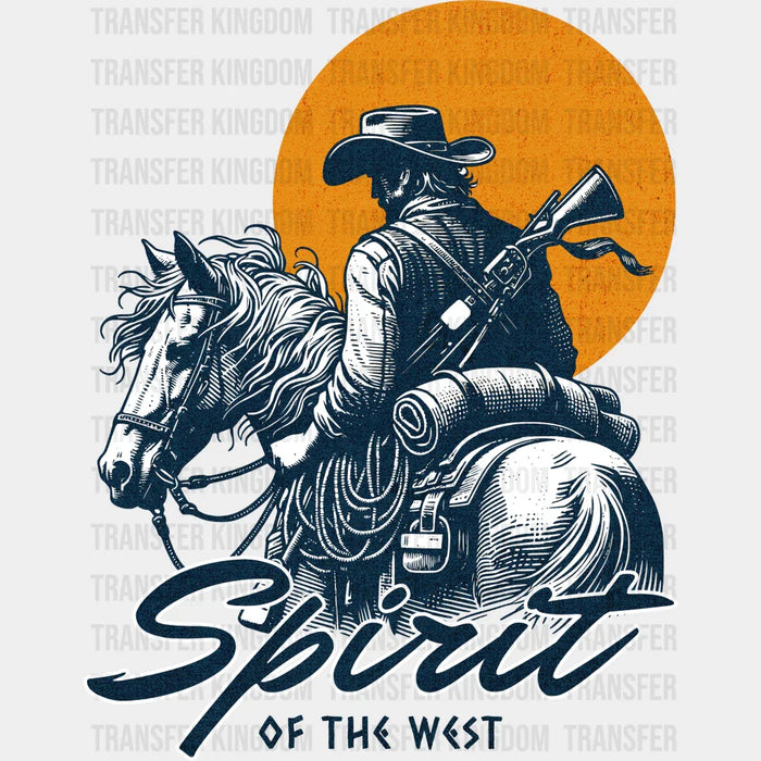 Retro Spirit Of West Design - Rodeo DTF Transfers
