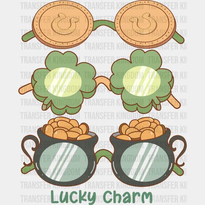 Glasses Retro St. Patrick's Day Design - DTF heat transfer