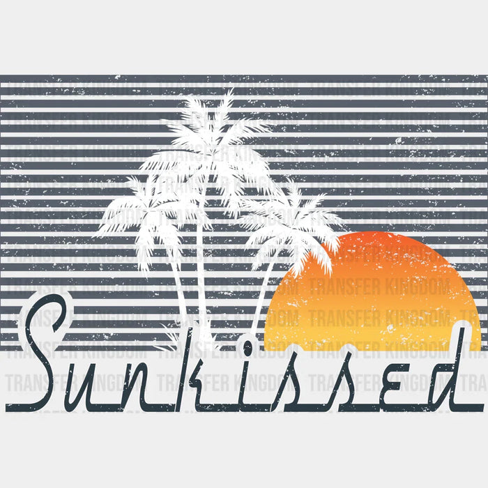 Retro Sunkissed Palms Summer DTF Transfer