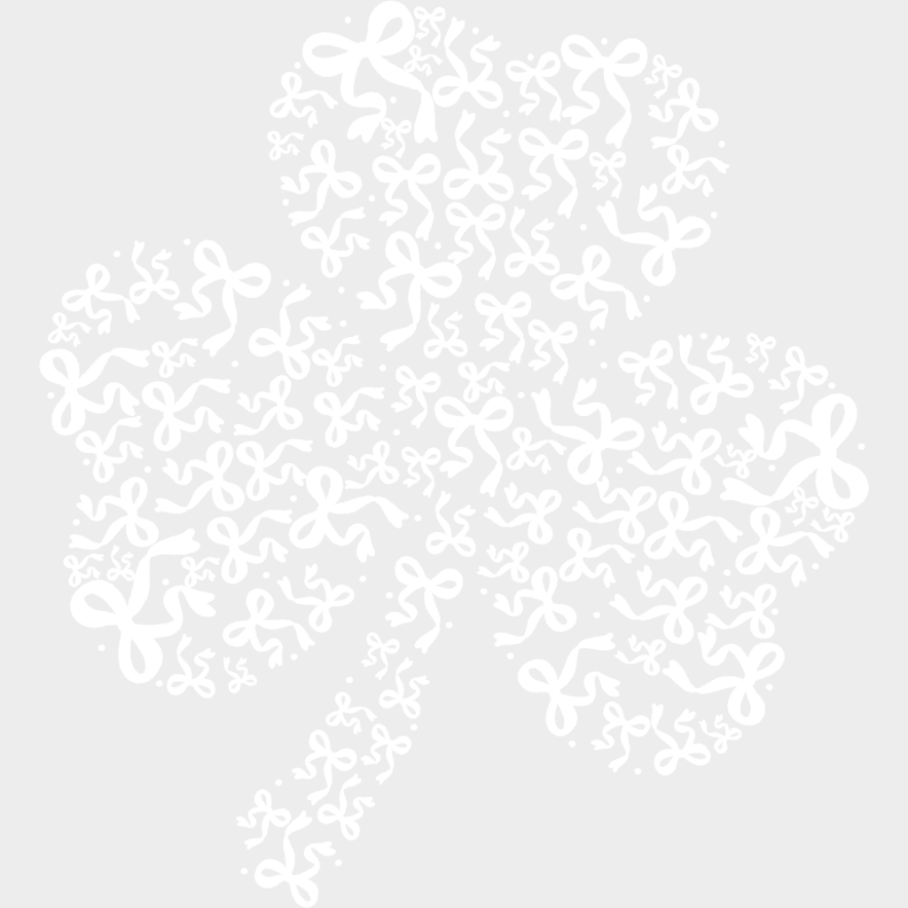 Ribbons In Clover - St. Patrick’s Day DTF Transfer Adult Unisex - S & M (10’’) / Light Color Design (See Imaging)