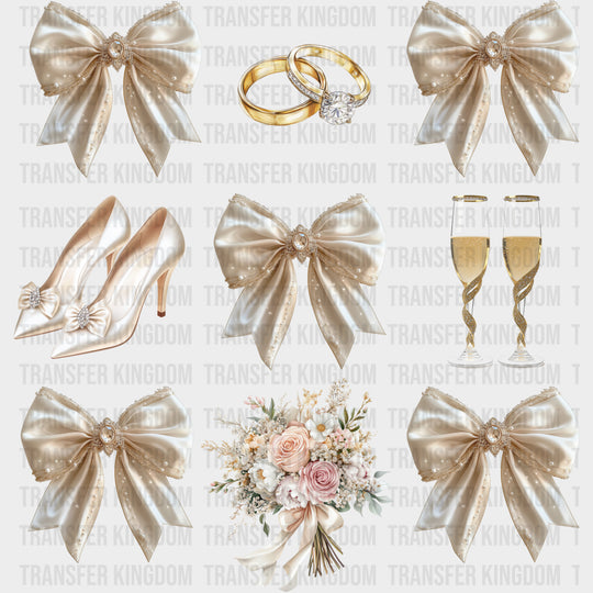 Ribbons, Shoes, Rings - Bachelorette DTF Transfers transfer-kingdom