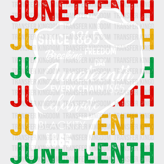 Rising Fist Celebrate Blackity - Juneteenth Dtf Heat Transfer Unisex S & M (10’) / Light Color