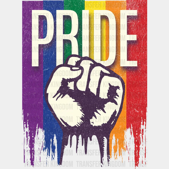 Rising Fist PRIDE - Pride Month DTF heat transfer