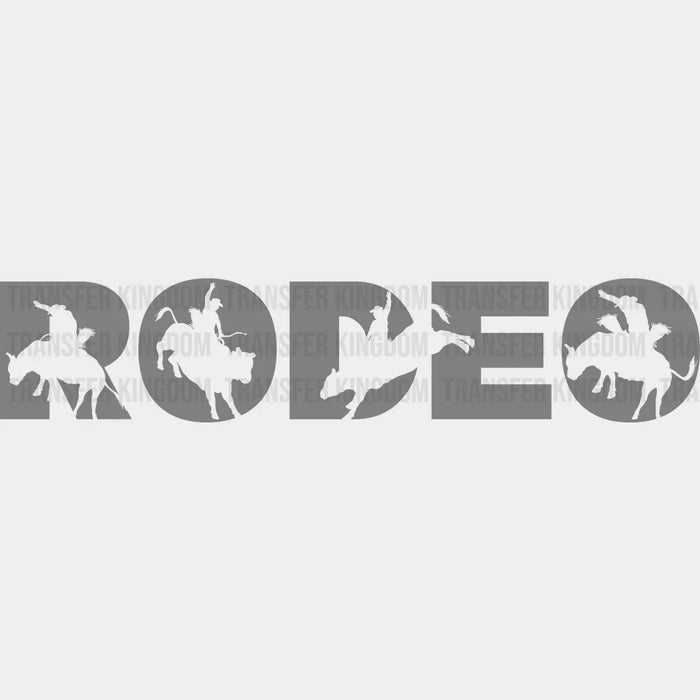 Rodeo Gray Design - Rodeo DTF Transfers