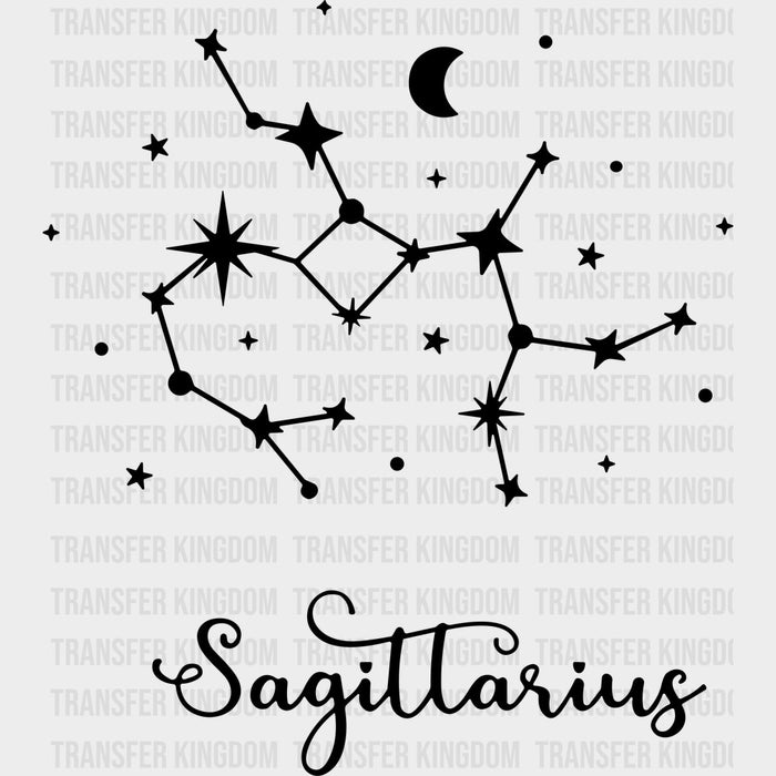 Sagittarius Constellations - Zodiacs & Horoscopes DTF Transfers