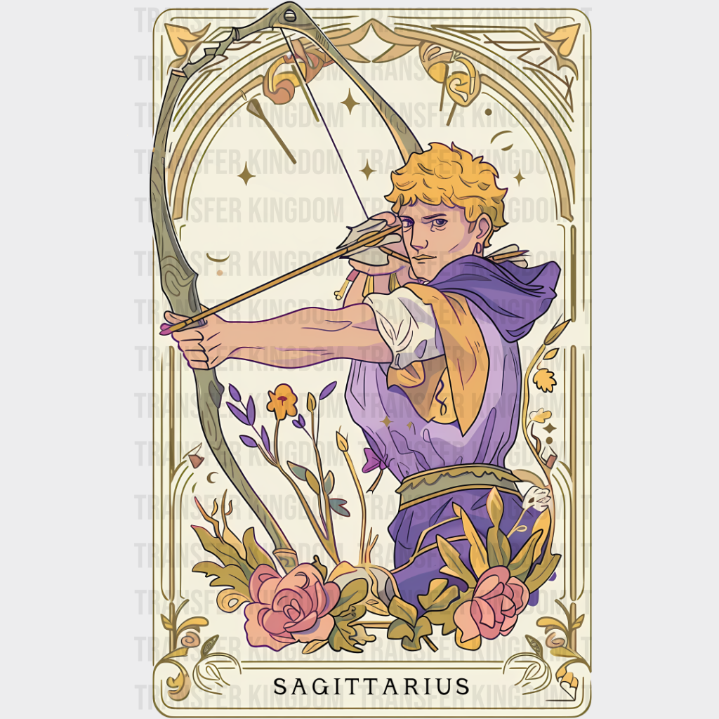 Sagittarius Tarot Card - Zodiacs & Horoscopes Dtf Transfer