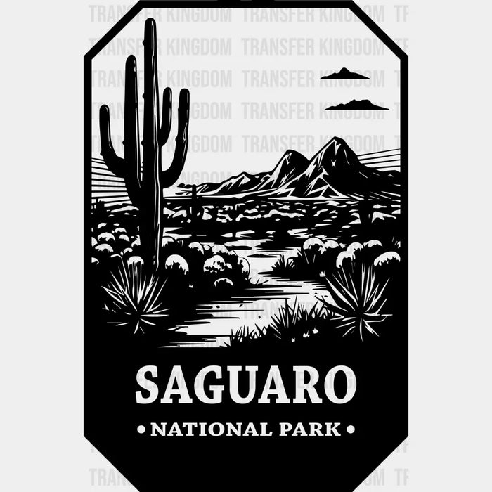 Saguaro National Park Design - National Parks DTF Transfers