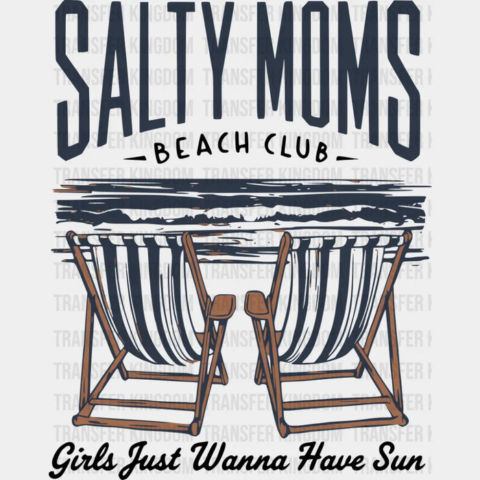 Salty Moms Beach Club - Summer DTF Transfer