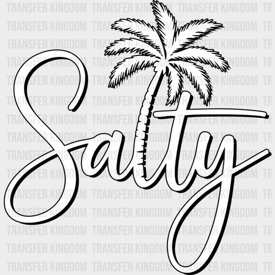 Salty Summer Palm Tree - Summer DTF Transfer