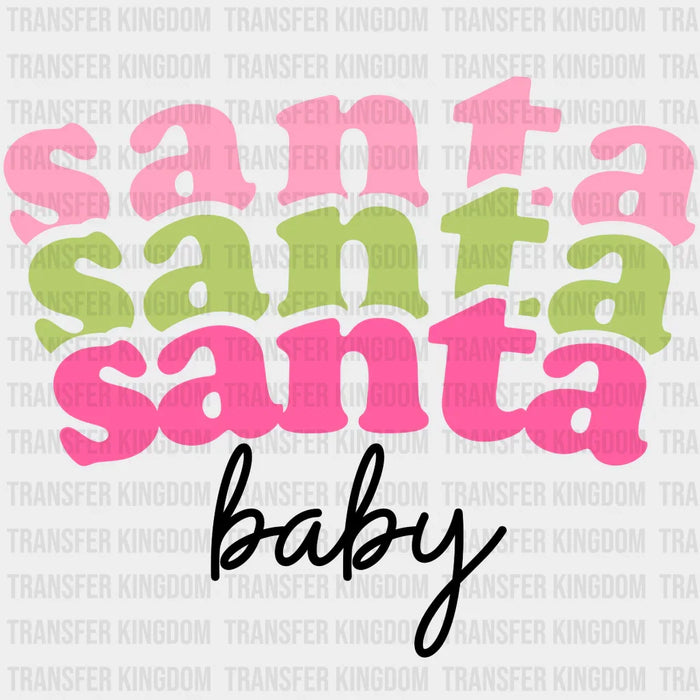 SANTA BABY Design - Christmas DTF heat transfer