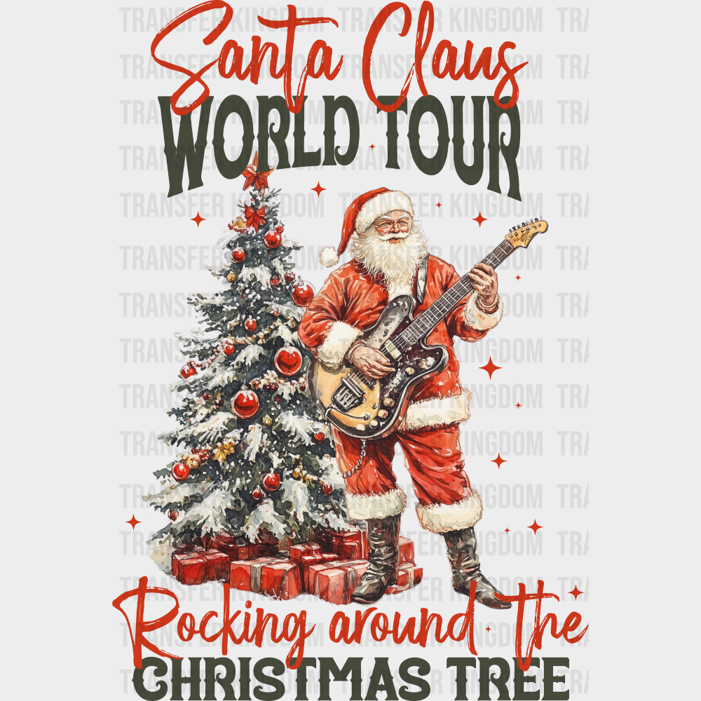 Santa Claus World Tour - Christmas DTF Transfer