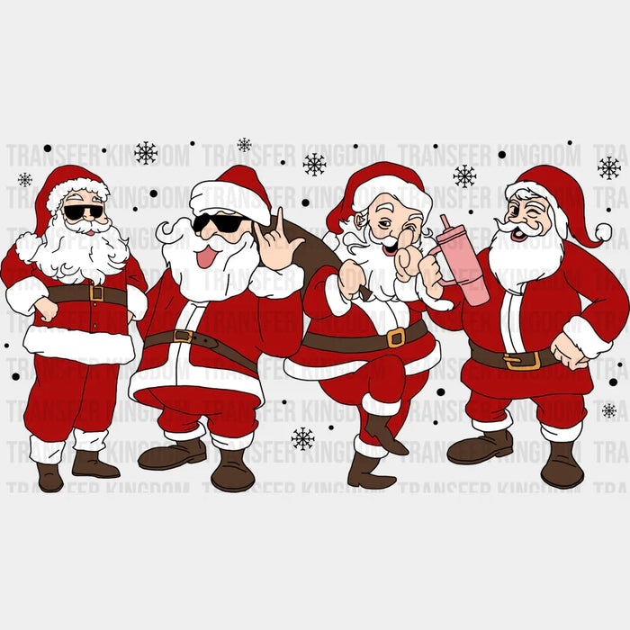 Santa Cool Design - Christmas DTF Transfer