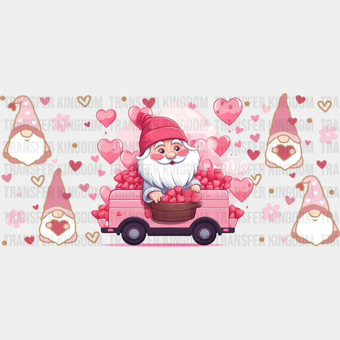 Santa Gnomes - Valentine's Day Cup Wrap UV Sticker Permanent UV DTF Decal