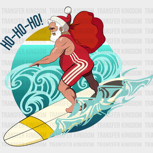 Santa Surfing - Surfing DTF Transfers transfer-kingdom