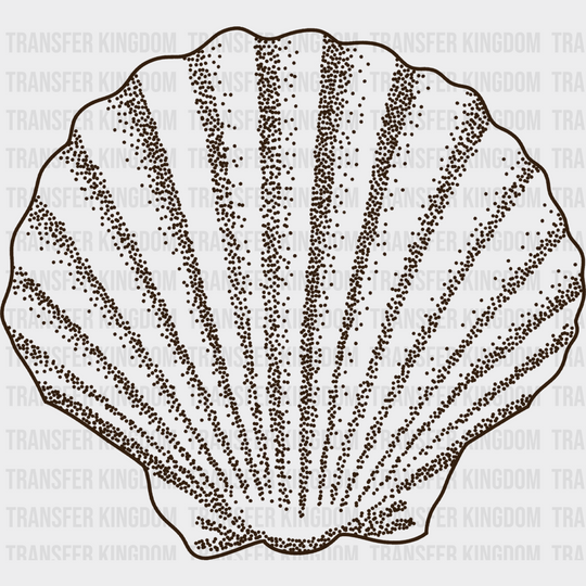 Seashell Summer Dtf Transfer Unisex - S & M (10’) / Dark Color Design See Imaging