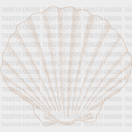 Seashell Summer Dtf Transfer Unisex - S & M (10’) / Light Color Design See Imaging