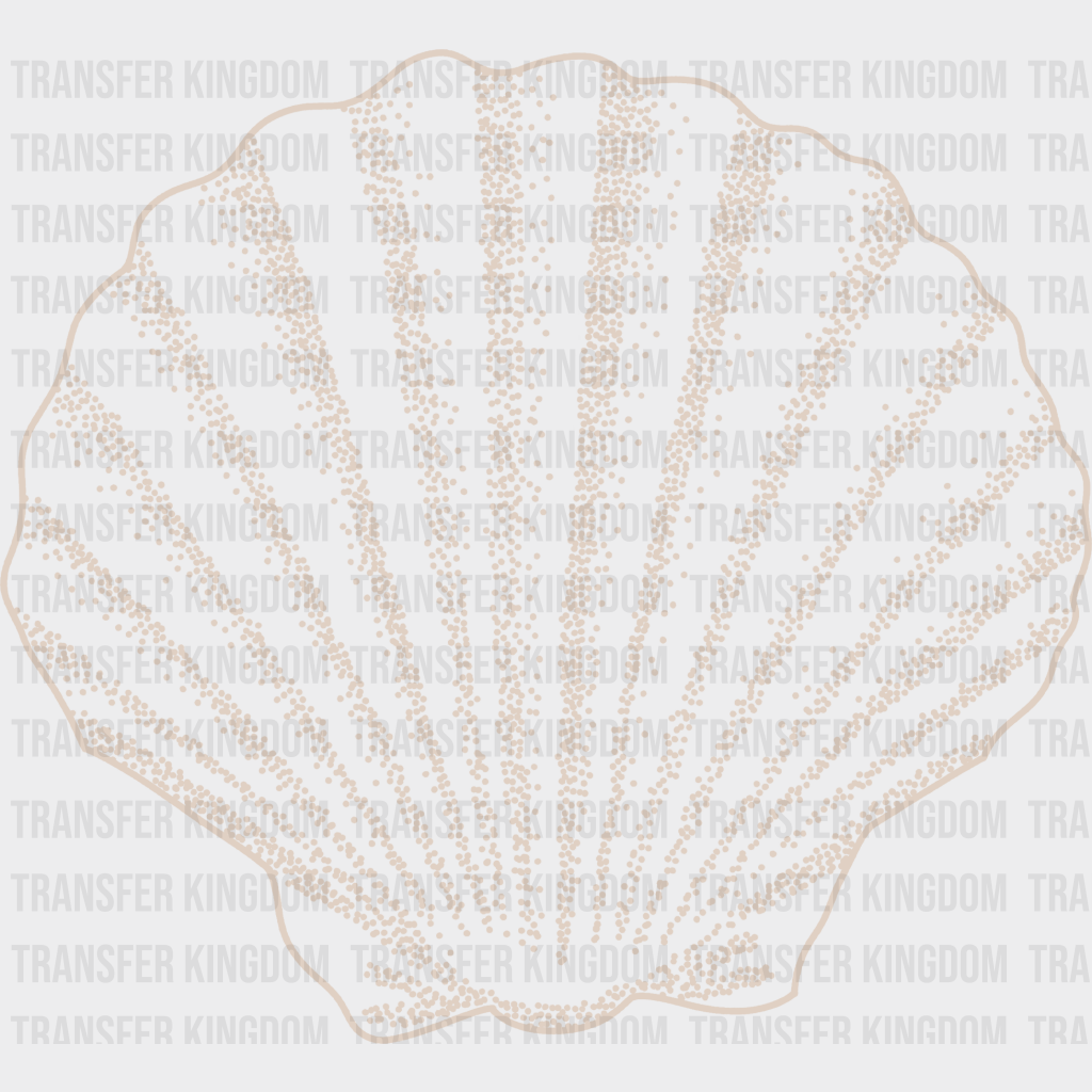 Seashell Summer Dtf Transfer Unisex - S & M (10’) / Light Color Design See Imaging