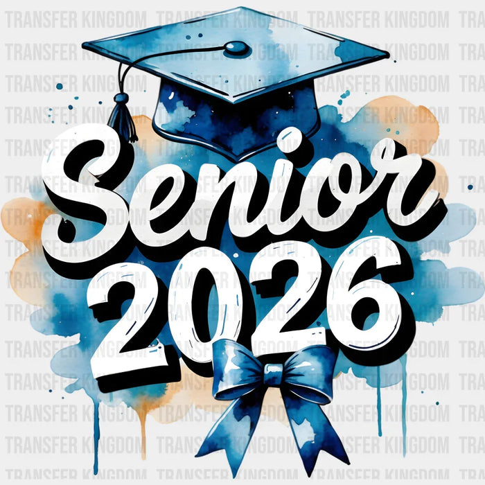 Senior 2026 Blue Cloud - Graduation DTF Transfer