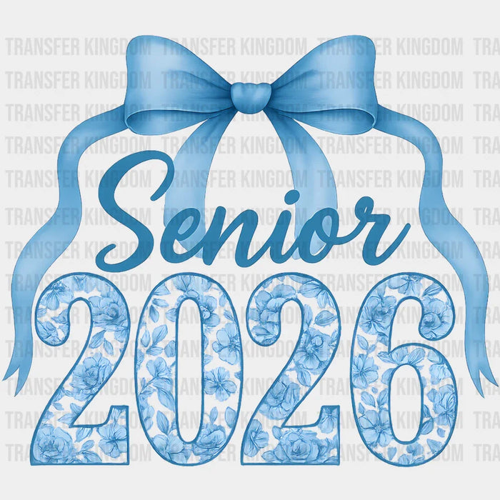 Senior 2026 Blue Ribbon - Graduation DTF Transfer
