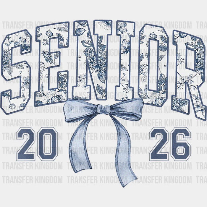 Senior 2026 Porcelain - Graduation DTF Transfer