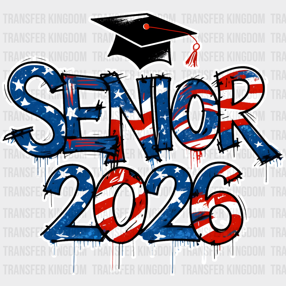 Senior 2026 US Design - Graduation DTF Transfer