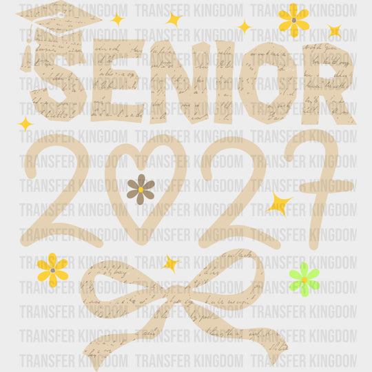 Senior 2027 Flowers - Senior DTF Transfers