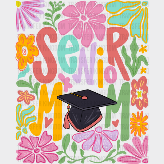 Senior Mom Flowers - Graduation DTF Transfer