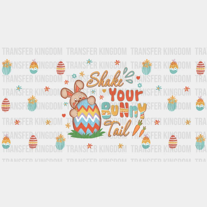 Shake Your Bunny Tail Easter UV DTF Transfer Cup Wrap UV DTF Sticker