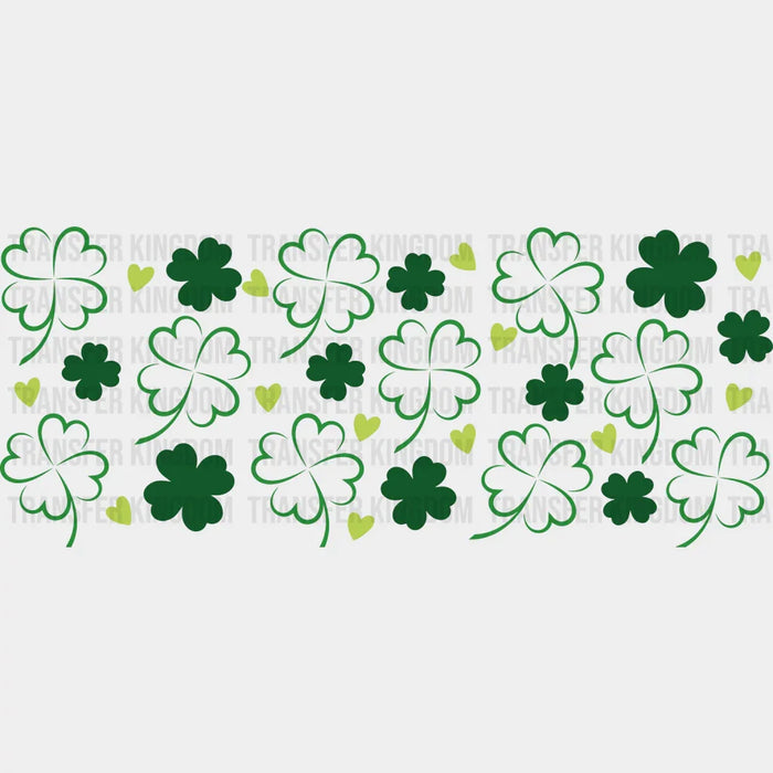 Shamrocks UV DTF Transfer Cup Wrap UV DTF Sticker