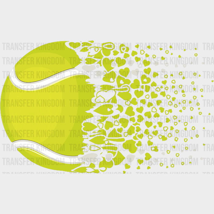 Shattered Ball - Tennis DTF Transfers