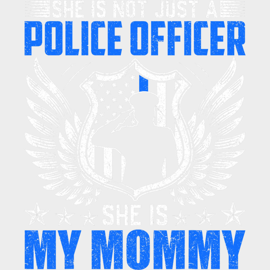 She Is My Mommy - Police DTF Transfers transfer-kingdom Light Color Design (See Imaging)