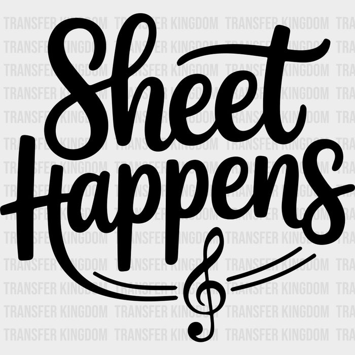 Sheet Happens - Music DTF Transfers