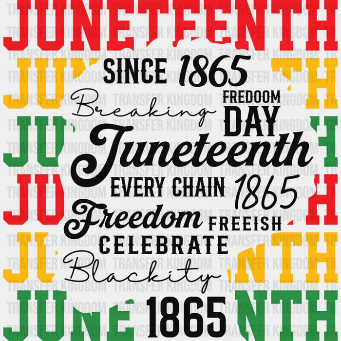 Since 1865, Freedom Day - Juneteenth DTF Transfer