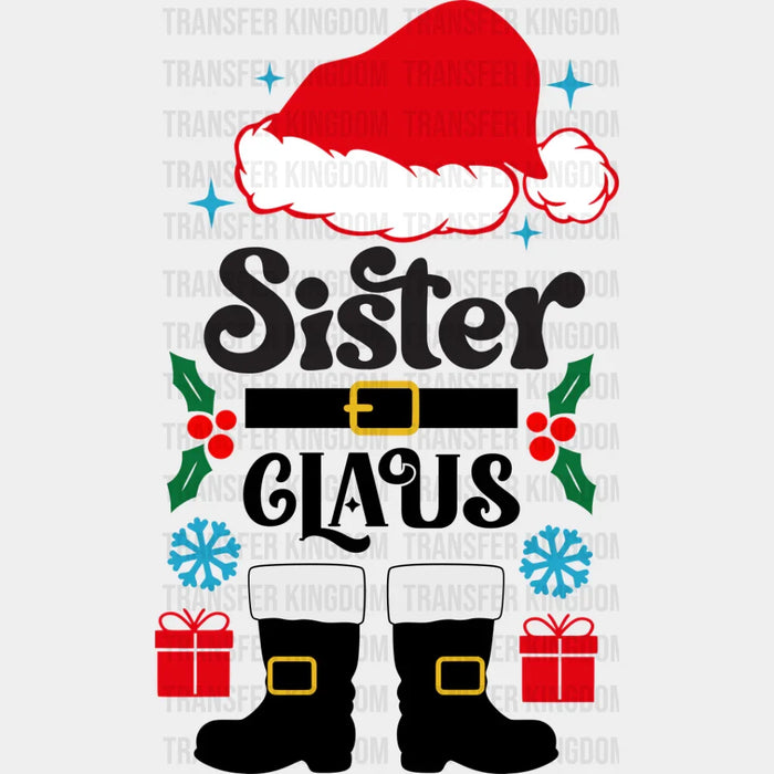 Sister Claus - Christmas DTF Transfer