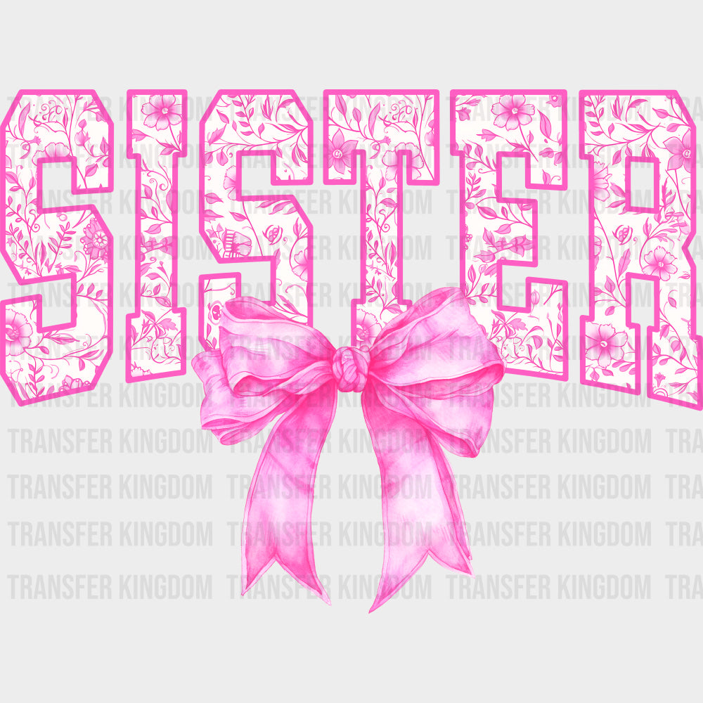 Sister, Pink Ribbon - Sister DTF Transfers transfer-kingdom