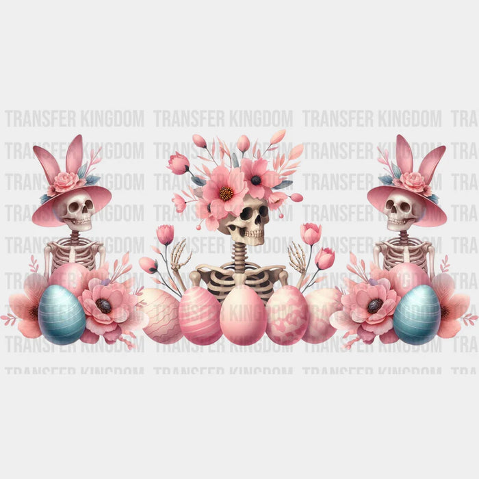 Skeleton And Eggs Easter UV DTF Transfer Cup Wrap UV DTF Sticker
